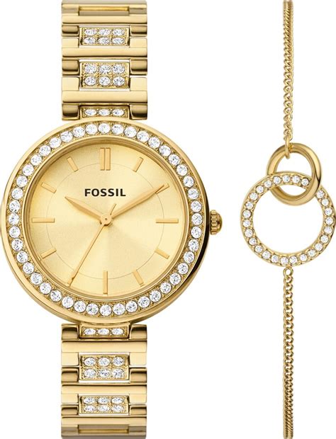 fossil karli watch set